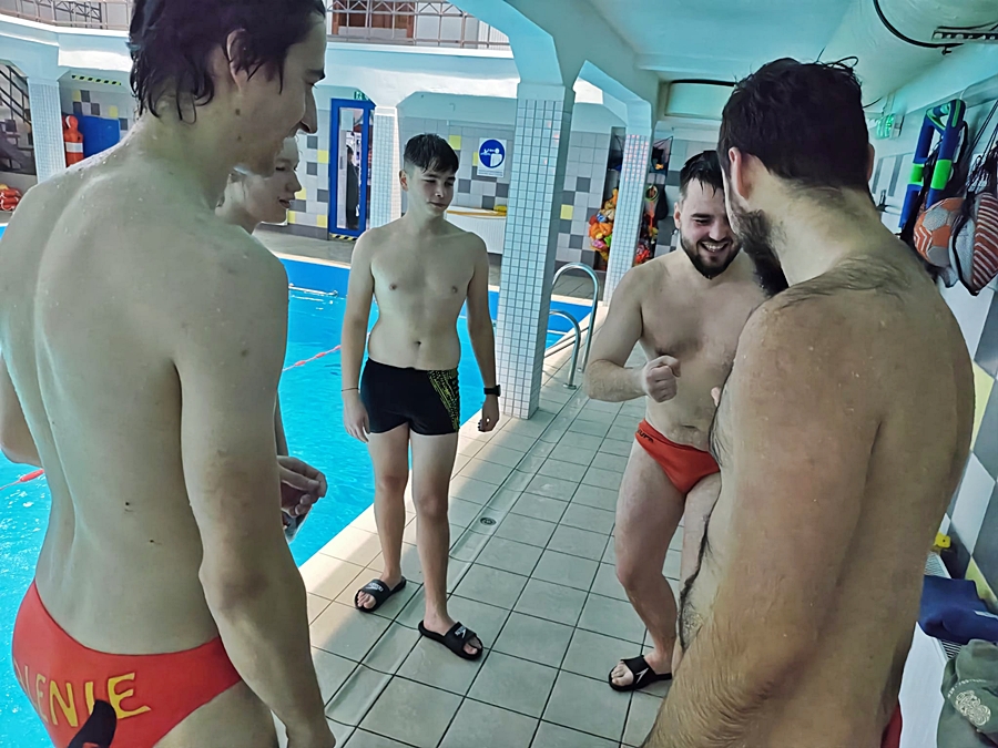 Hokej pod wodą Walenie Siemianowice Śląskie Trening 20 XII 2025